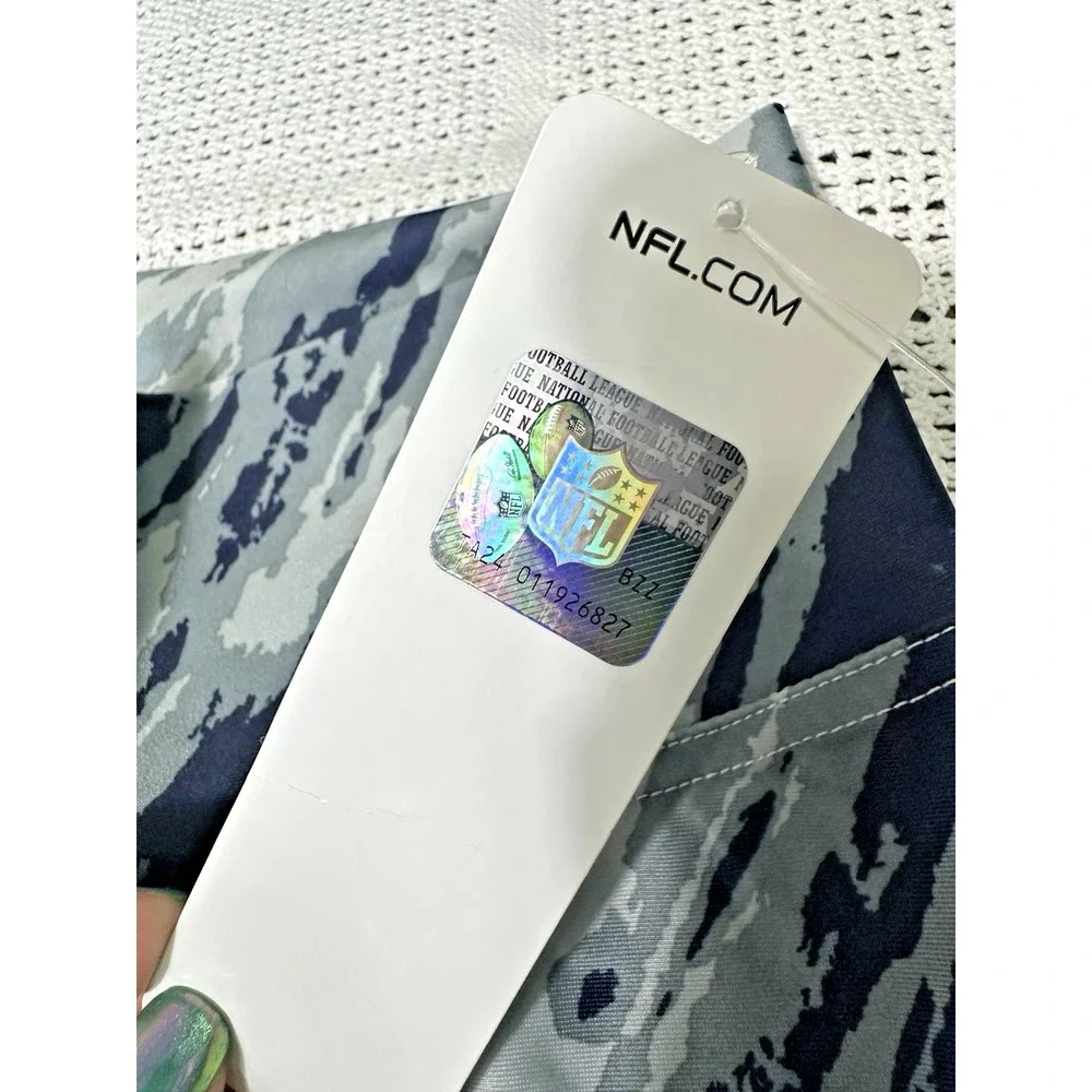 NFL Team Apparel Dallas Cowboys Leggings Gray Camo Athletic Yoga Pants Women’s M - Picture 4 of 6